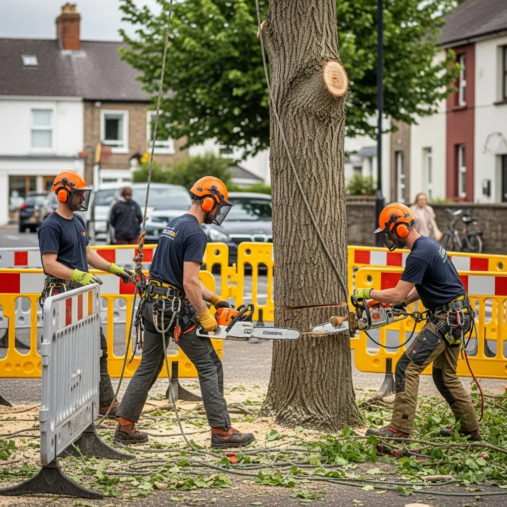 Safety Focused Tree Felling in Dublin