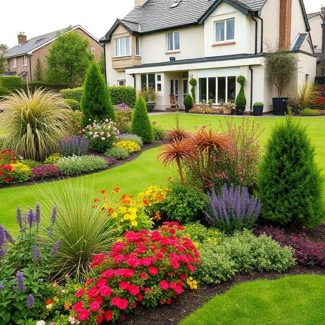 Evergreen Plants Provide Year-Round Structure