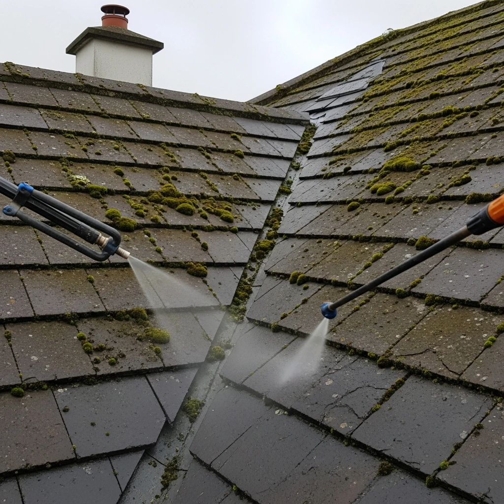 Low Pressure Roof Cleaning Methods In Dublin
