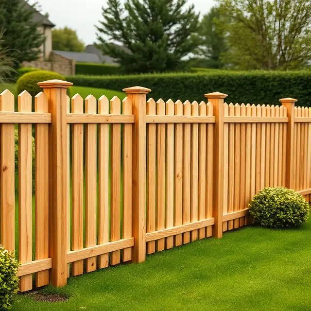 Timber Post Garden Fencing Dublin