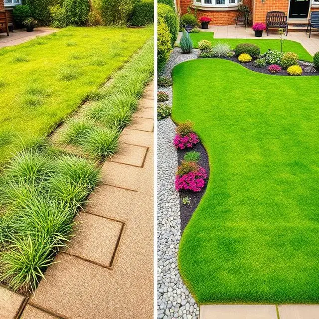 Prevents Grass Encroachment into Flowerbeds and Pathways