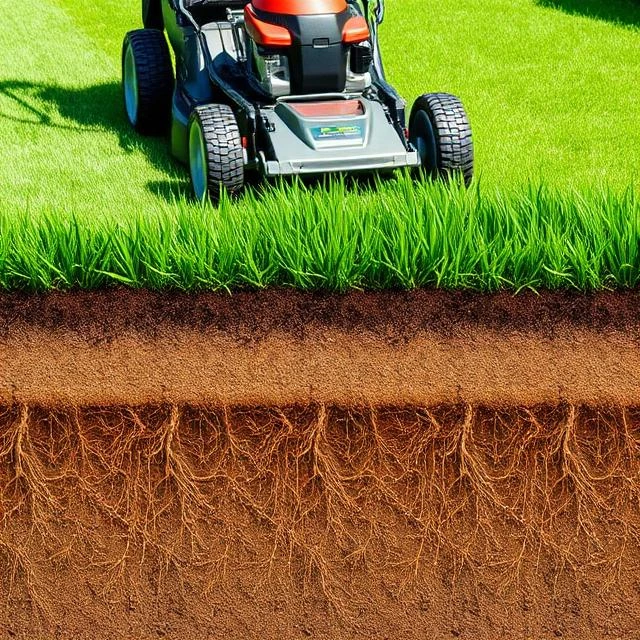 Stronger and Deeper Root Development For Lawn Mowing